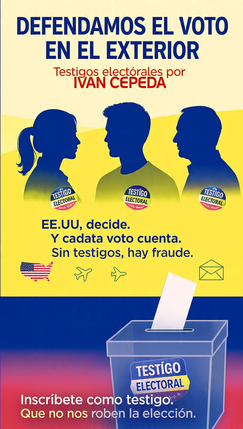 Iván Cepeda Consulados en Estados Unidos